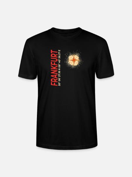 Frankfurt - Stanley/Stella Unisex Bio-T-Shirt CRAFTER - Schwarz