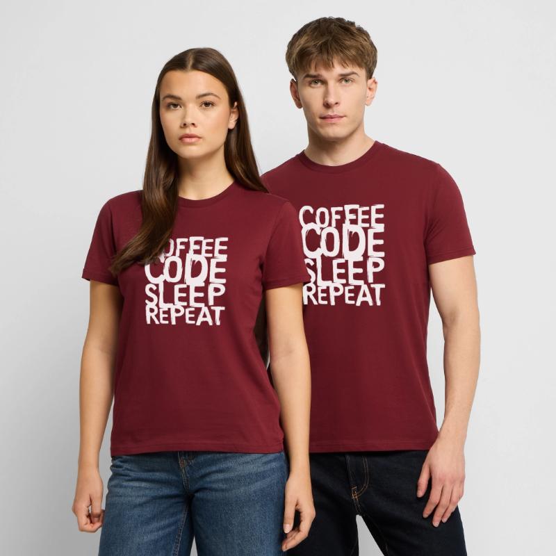 coffee code Programmierer - Informatik Arbeit Logo Stanley/Stella Unisex Bio-T-Shirt CRAFTER