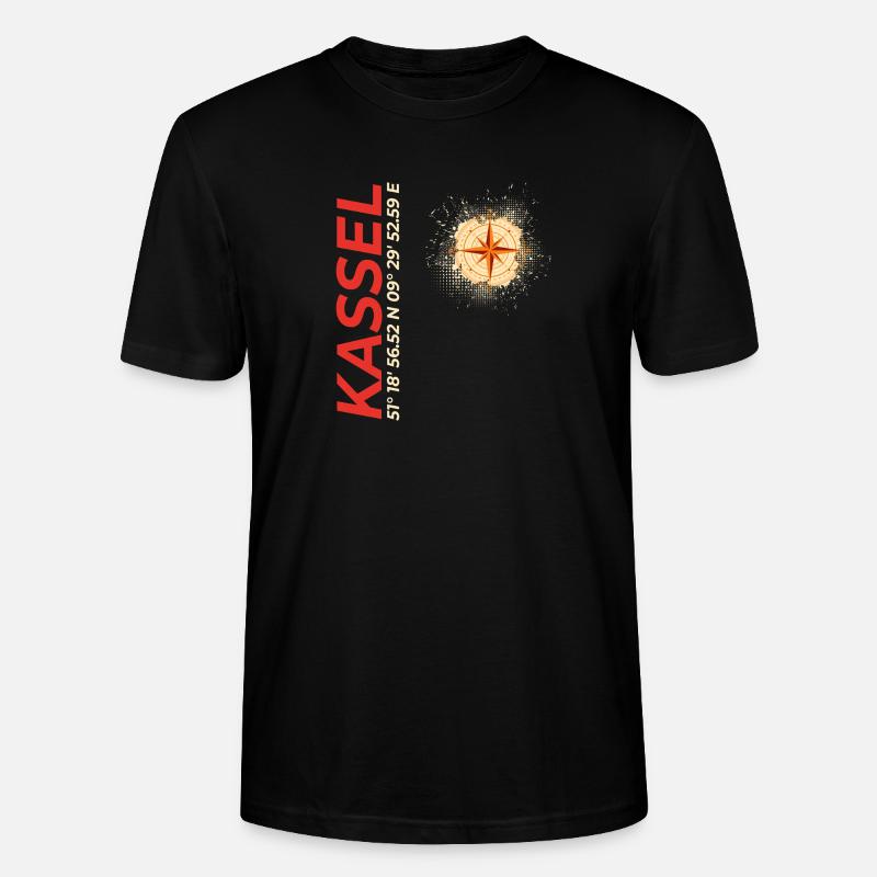 Kassel - Stanley/Stella Unisex Bio-T-Shirt CRAFTER - Schwarz