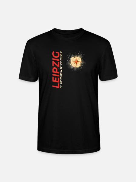 Leipzig - Stanley/Stella Unisex Bio-T-Shirt CRAFTER - Schwarz