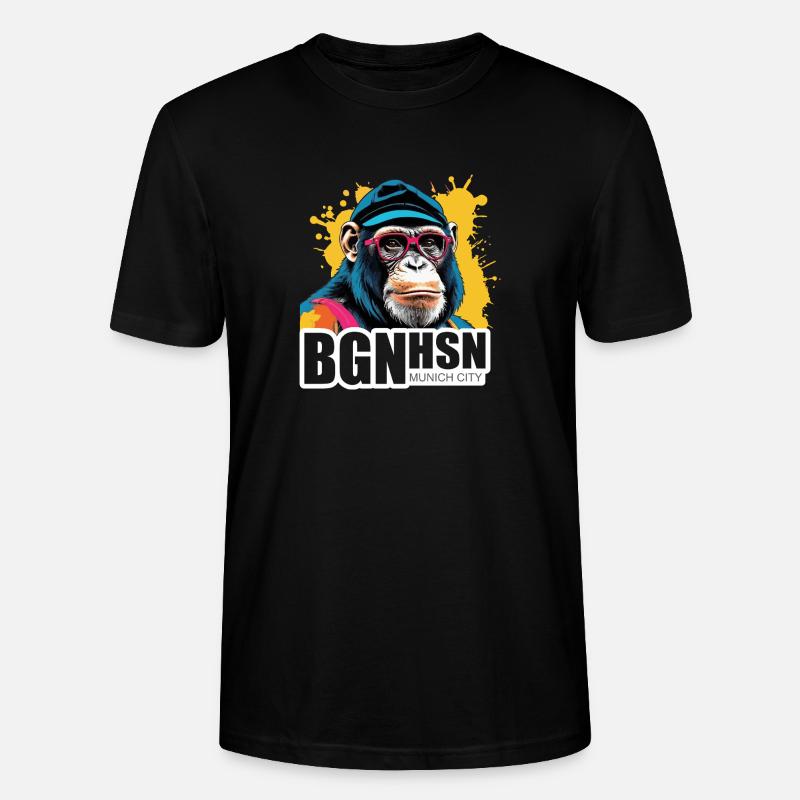 Bogenhausen - parce que c’est votre capot ! - T-shirt bio CRAFTER Stanley Stella Unisexe - noir