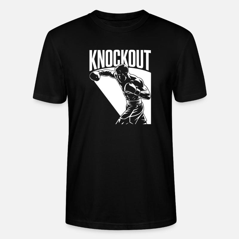 Knockout - Stanley/Stella Unisex Bio-T-Shirt CRAFTER - Schwarz