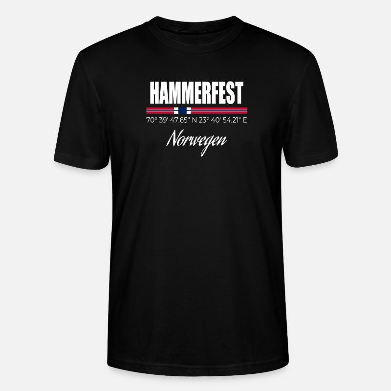 Hammerfest - Stanley/Stella Unisex Bio-T-Shirt CRAFTER - Schwarz