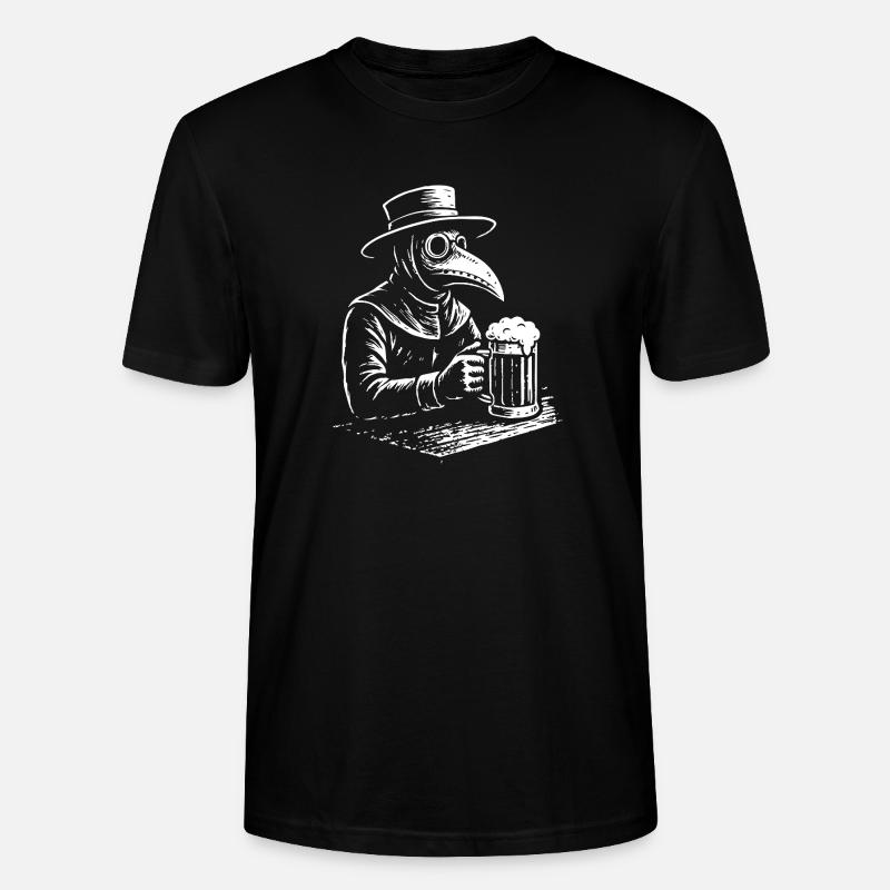 Pestdoktor Cheers Design - Stanley/Stella Unisex Bio-T-Shirt CRAFTER - Schwarz