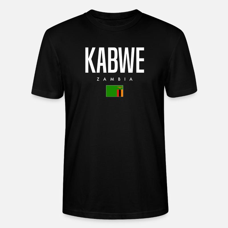 Kabwe Sambia - Stanley/Stella Unisex Bio-T-Shirt CRAFTER - Schwarz