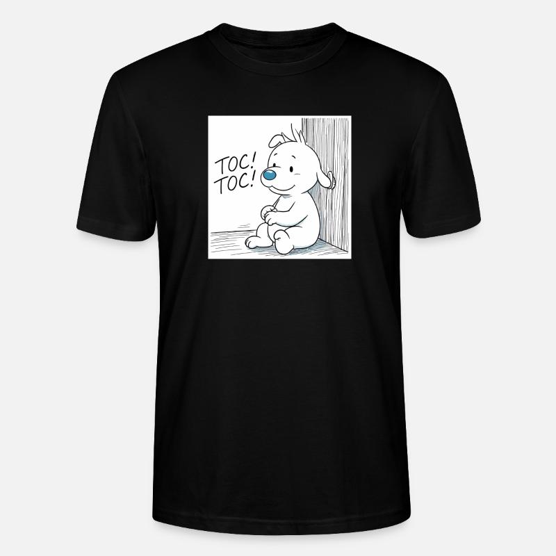 Idéfix Frappe Toc Toc Toc - T-shirt bio CRAFTER Stanley Stella Unisexe - noir