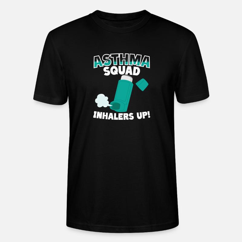 Asthma Squad Inhalers Up Asthmatiker - Stanley/Stella Unisex Bio-T-Shirt CRAFTER - Schwarz