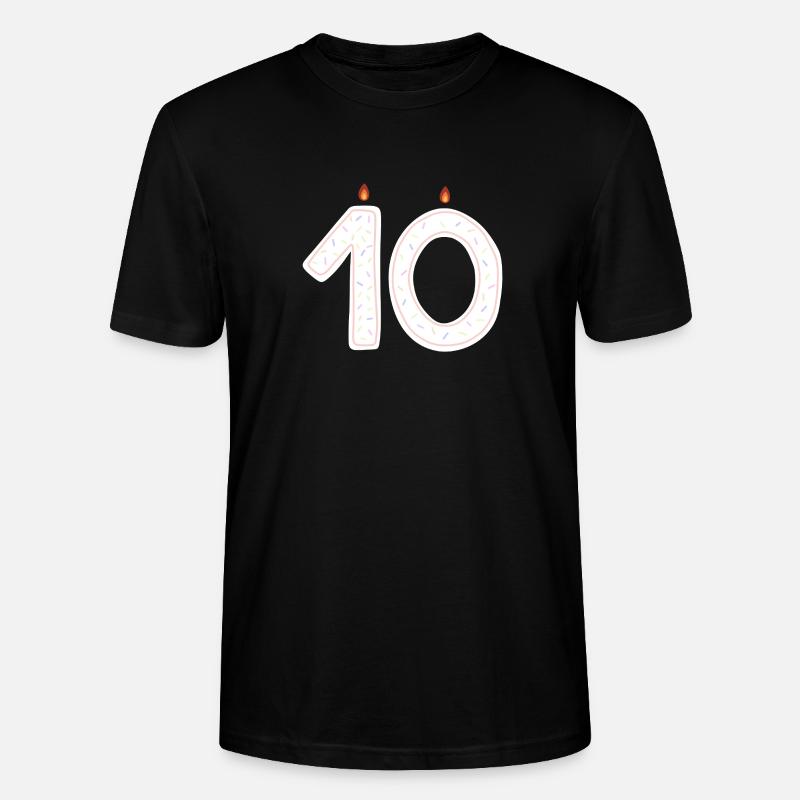 célébration 10e anniversaire Sprinkles Design - T-shirt bio CRAFTER Stanley Stella Unisexe - noir