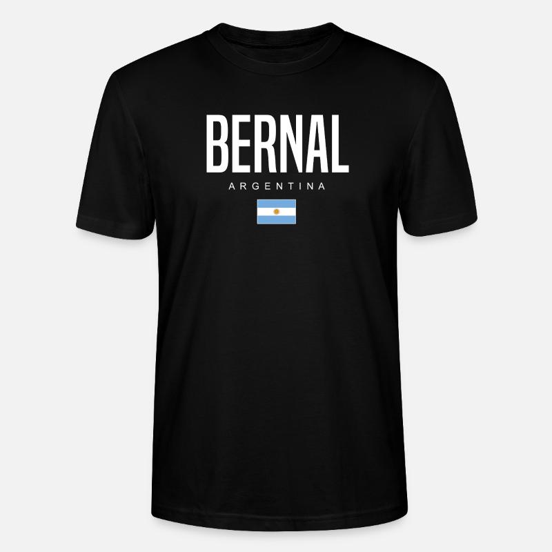 Bernal Argentinien Argentinier - Stanley/Stella Unisex Bio-T-Shirt CRAFTER - Schwarz