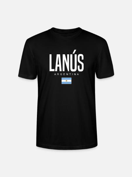 Lanús Argentina Argentinian - Stanley/Stella CRAFTER Unisex Organic T-Shirt - black