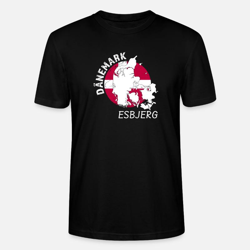 Esbjerg - Stanley/Stella Unisex Bio-T-Shirt CRAFTER - Schwarz
