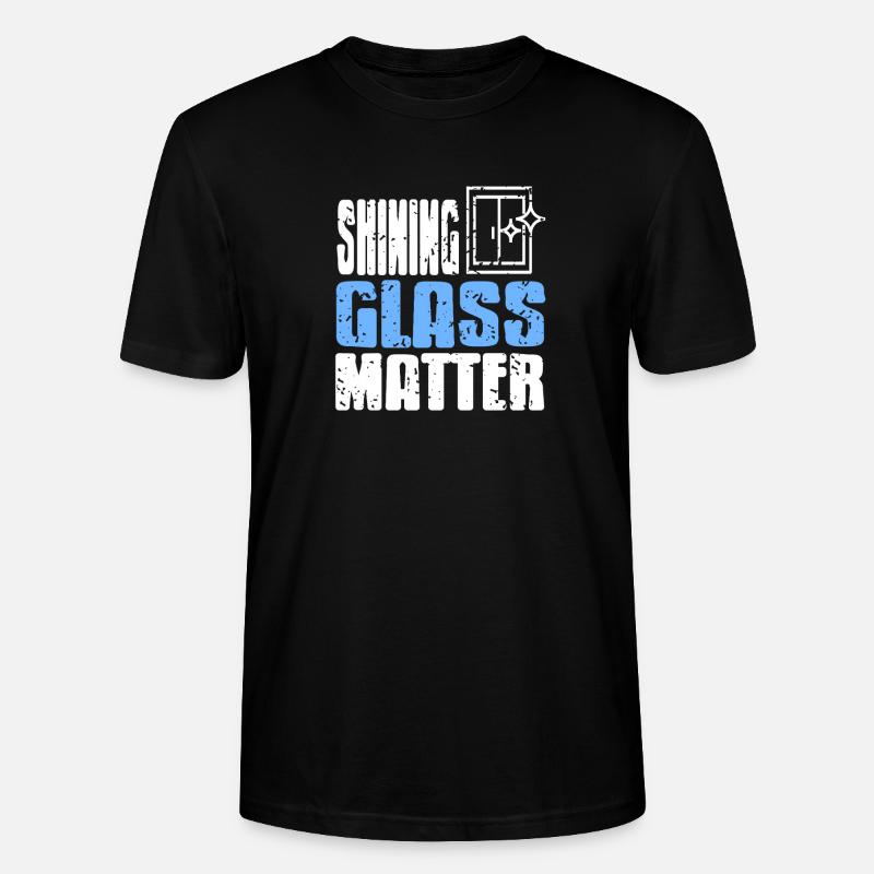 Glazier Professional Craftsmanship Window Pride - Stanley/Stella Unisex Bio-T-Shirt CRAFTER - Schwarz