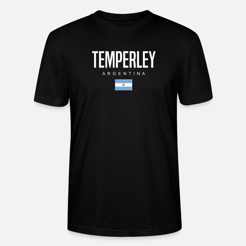 Temperley Argentinien Argentinier - Stanley/Stella Unisex Bio-T-Shirt CRAFTER - Schwarz