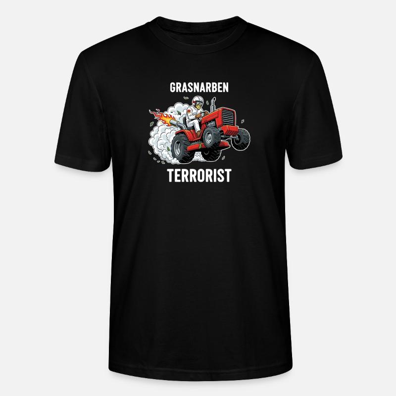 Grasnarben-Terrorist - Stanley/Stella Unisex Bio-T-Shirt CRAFTER - Schwarz