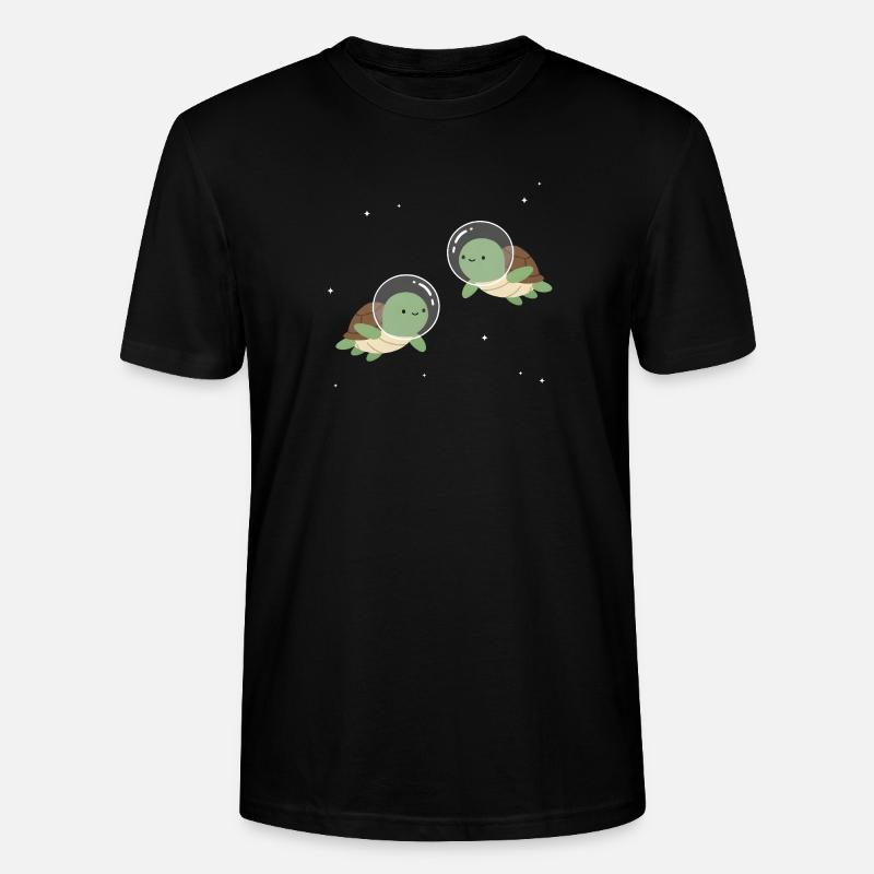 Tortues de l’espace mignonnes - T-shirt bio CRAFTER Stanley Stella Unisexe - noir
