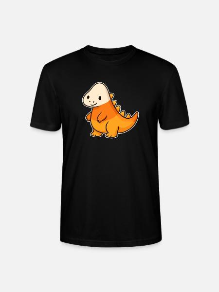 Playful dinosaur motif for children - Stanley/Stella CRAFTER Unisex Organic T-Shirt - black
