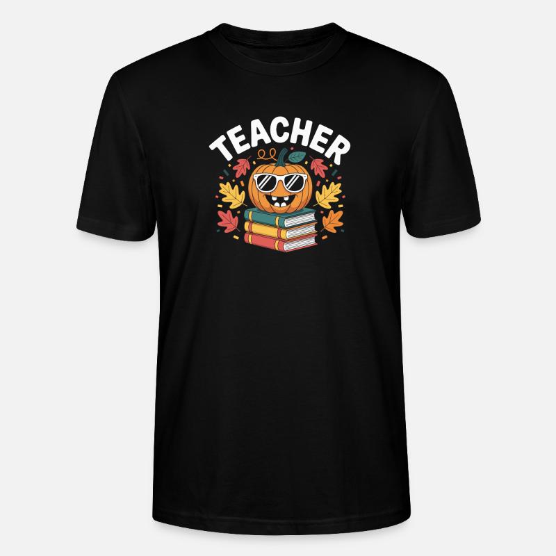 Lehrer Geschenkidee Herbst - Stanley/Stella Unisex Bio-T-Shirt CRAFTER - Schwarz