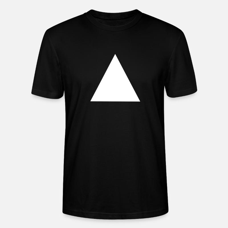 Composition abstraite de triangles géométriques - T-shirt bio CRAFTER Stanley Stella Unisexe - noir
