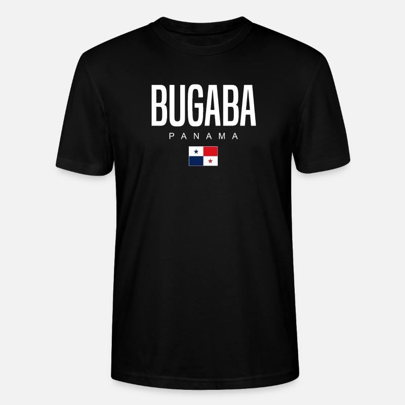 Bugaba Panama Panamaer - Stanley/Stella Unisex Bio-T-Shirt CRAFTER - Schwarz