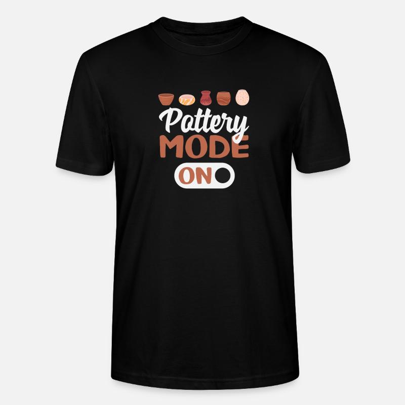 Mode poterie à l’inspiration créative - T-shirt bio CRAFTER Stanley Stella Unisexe - noir