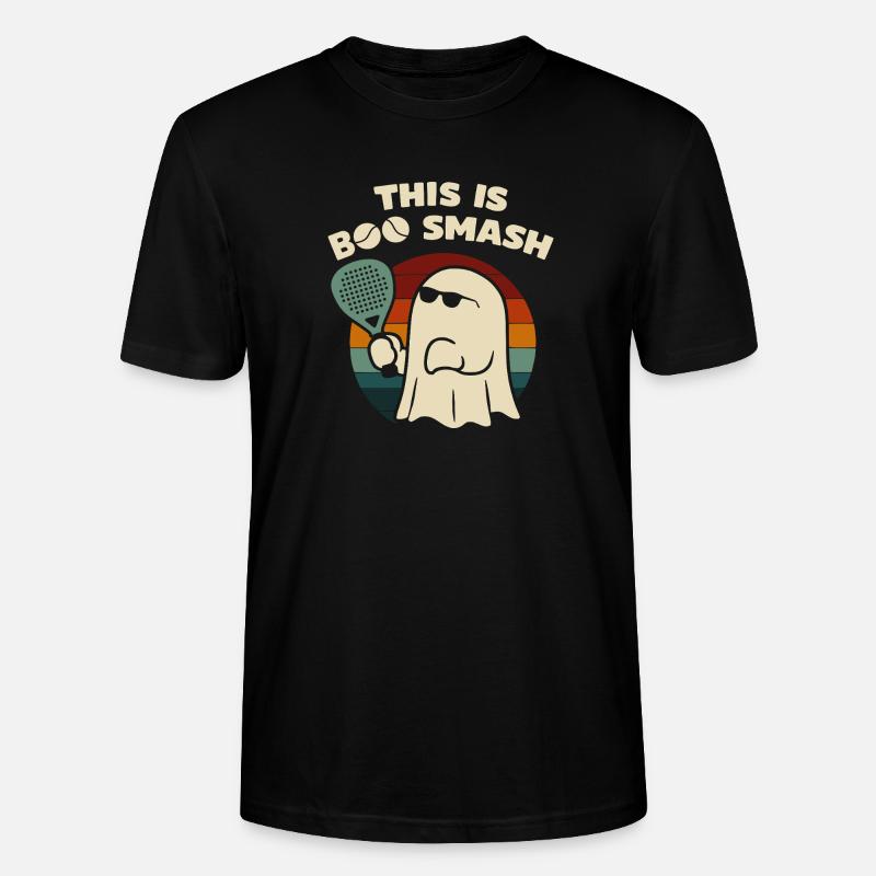 Fun Padel – C’est Boo Smash - T-shirt bio CRAFTER Stanley Stella Unisexe - noir