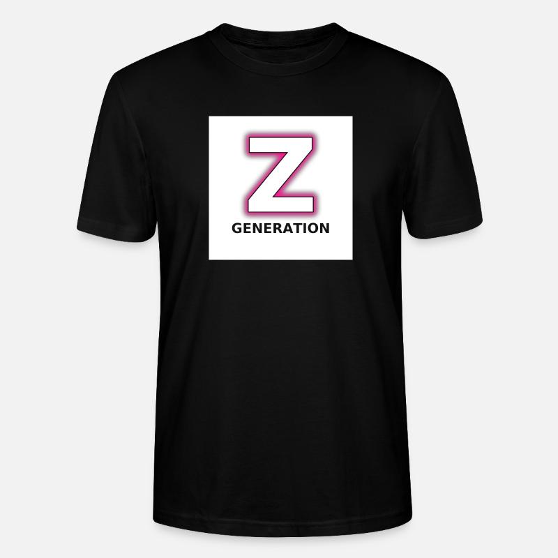 Z Generation Neon Z - Stanley/Stella Unisex Bio-T-Shirt CRAFTER - Schwarz