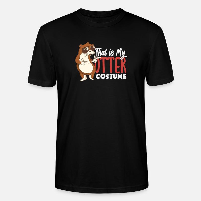 Seeotter Kostüm - Stanley/Stella Unisex Bio-T-Shirt CRAFTER - Schwarz