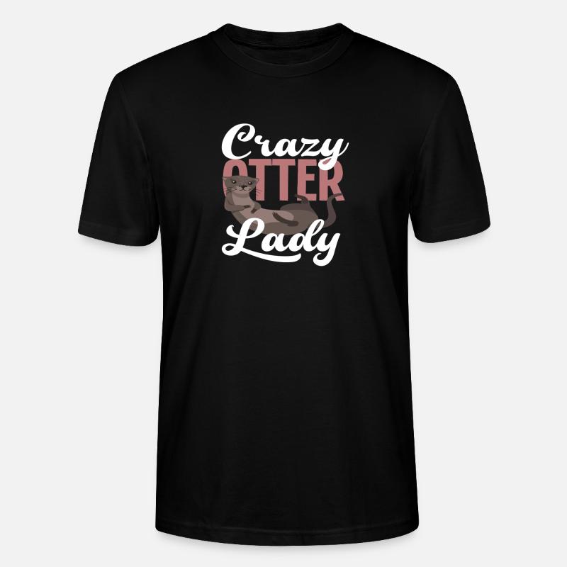 Seeotter-dame - Stanley/Stella Unisex Bio-T-Shirt CRAFTER - Schwarz