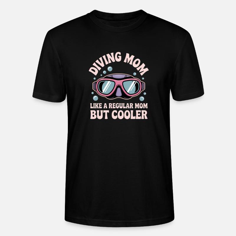 Plongée Dire Maman Drôle Plongée Cadeau - T-shirt bio CRAFTER Stanley Stella Unisexe - noir