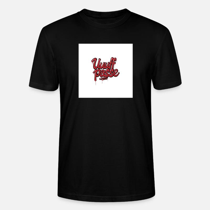UffPasse Graffiti Lettrage - T-shirt bio CRAFTER Stanley Stella Unisexe - noir