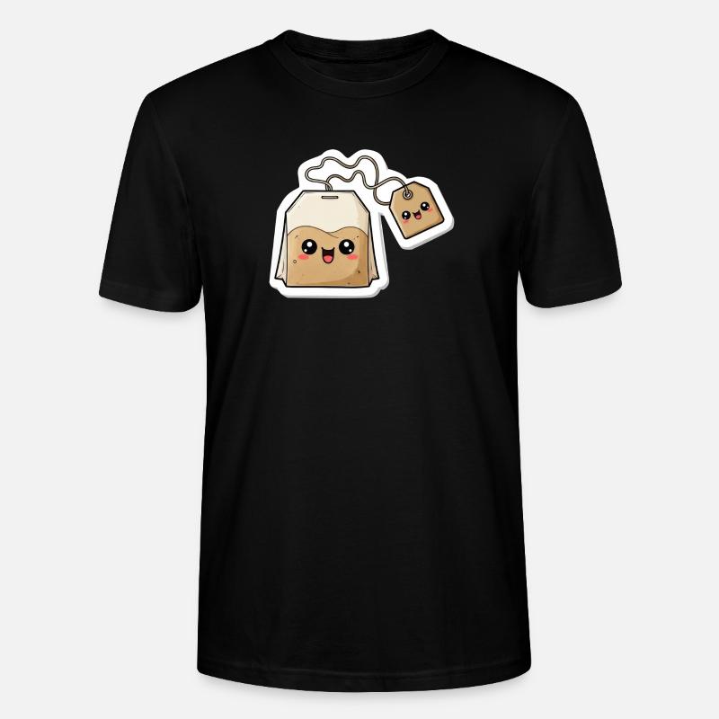 Kawaii Teebeutel Charme - Stanley/Stella Unisex Bio-T-Shirt CRAFTER - Schwarz