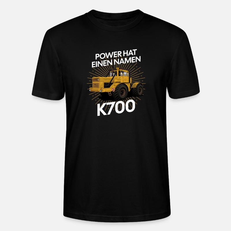 K700 Traktor Power Design - Stanley/Stella Unisex Bio-T-Shirt CRAFTER - Schwarz