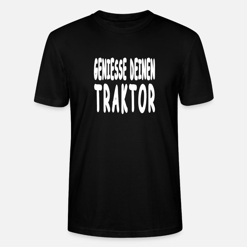 Traktor - Stanley/Stella Unisex Bio-T-Shirt CRAFTER - Schwarz