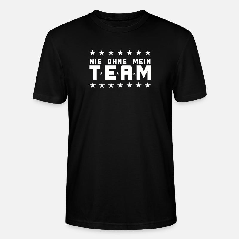 Mein Team - Stanley/Stella Unisex Bio-T-Shirt CRAFTER - Schwarz