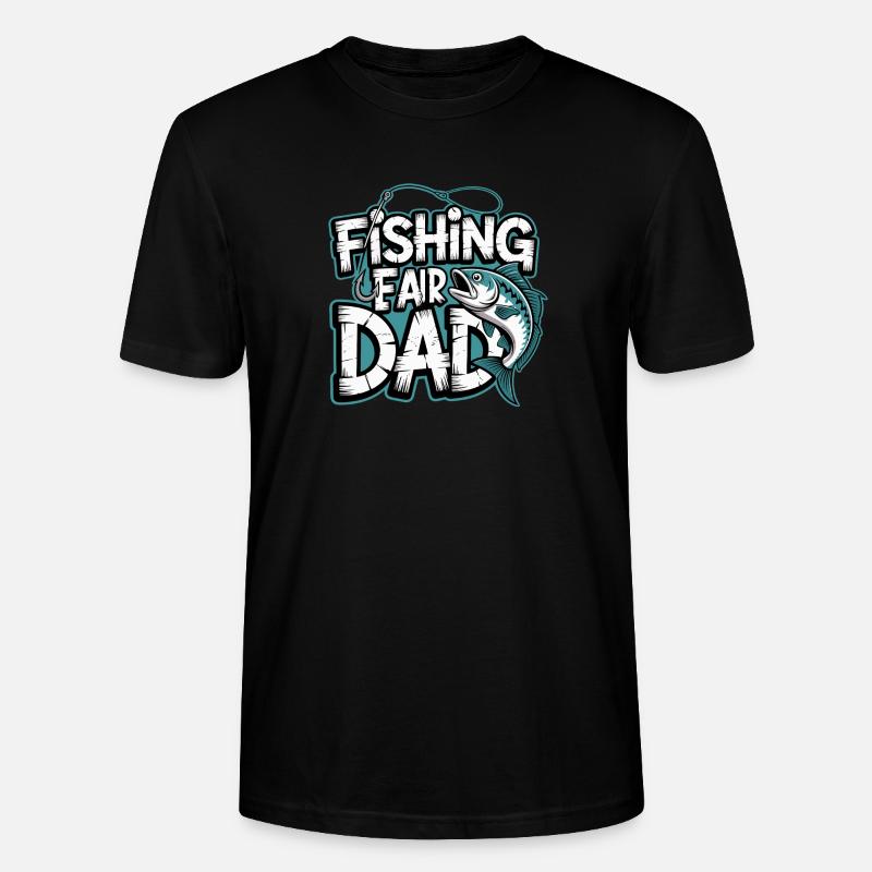 Pêcheur papa Comic Tee - T-shirt bio CRAFTER Stanley Stella Unisexe - noir