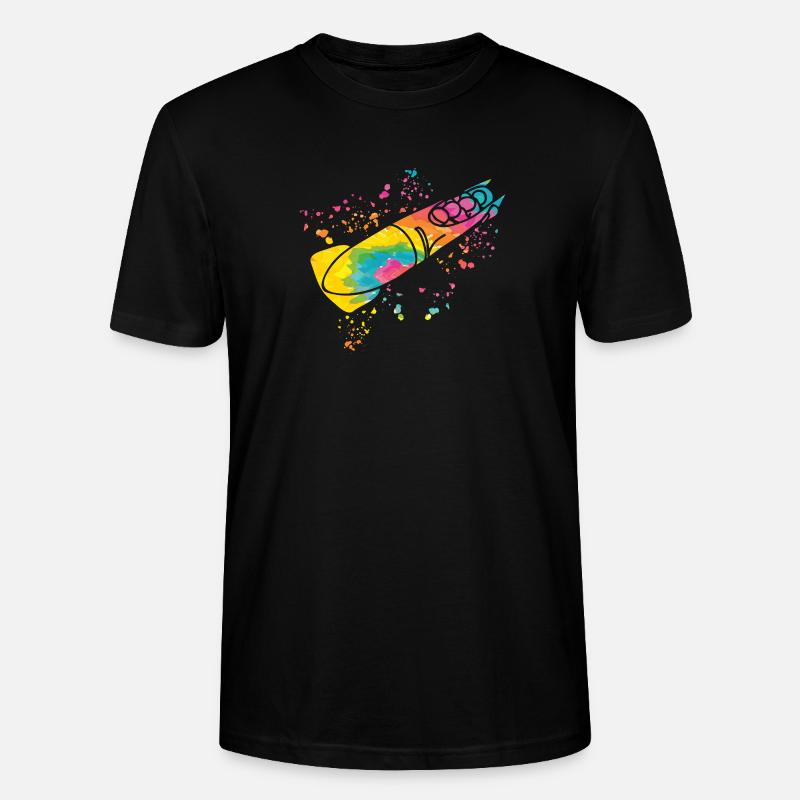 Bobfahrer Bobschlitten Viererbob - Stanley/Stella Unisex Bio-T-Shirt CRAFTER - Schwarz