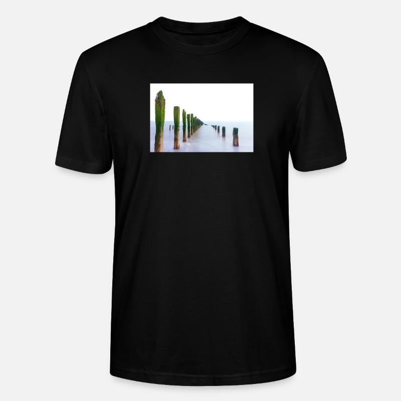 Point d’éjection d’exposition longue - T-shirt bio CRAFTER Stanley Stella Unisexe - noir