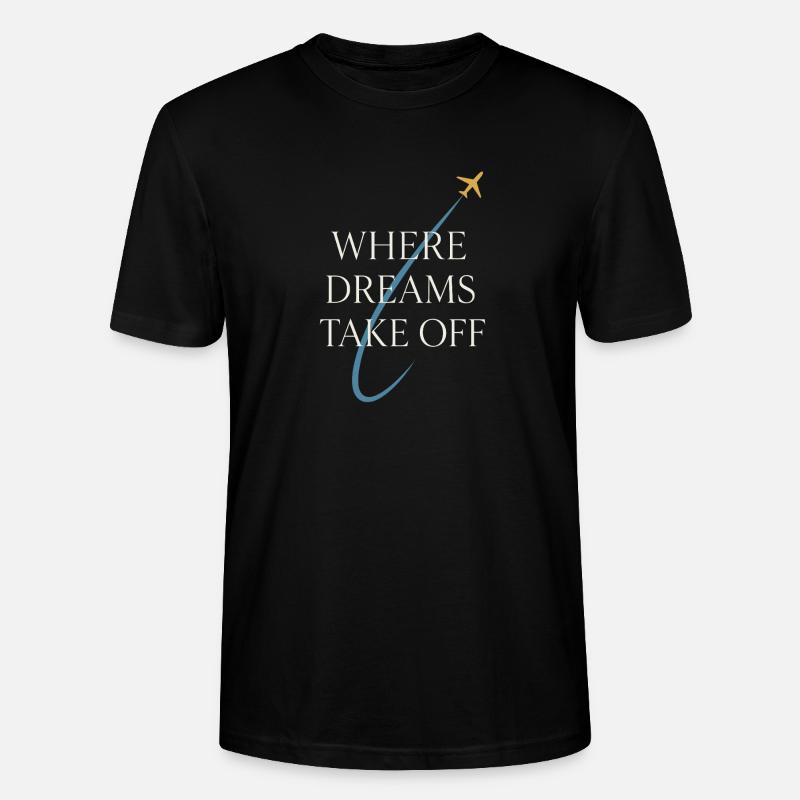 Fluglehrer Cfi Pilot Luftfahrtlehrer - Stanley/Stella Unisex Bio-T-Shirt CRAFTER - Schwarz