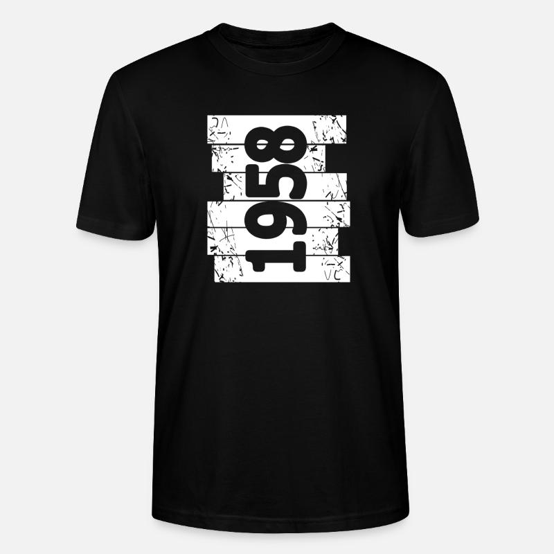Eltern 1958 - Stanley/Stella Unisex Bio-T-Shirt CRAFTER - Schwarz