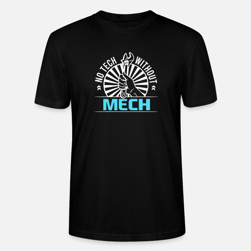 Mechanical Engineering Maschinenbauer Ingenieur - Stanley/Stella Unisex Bio-T-Shirt CRAFTER - Schwarz