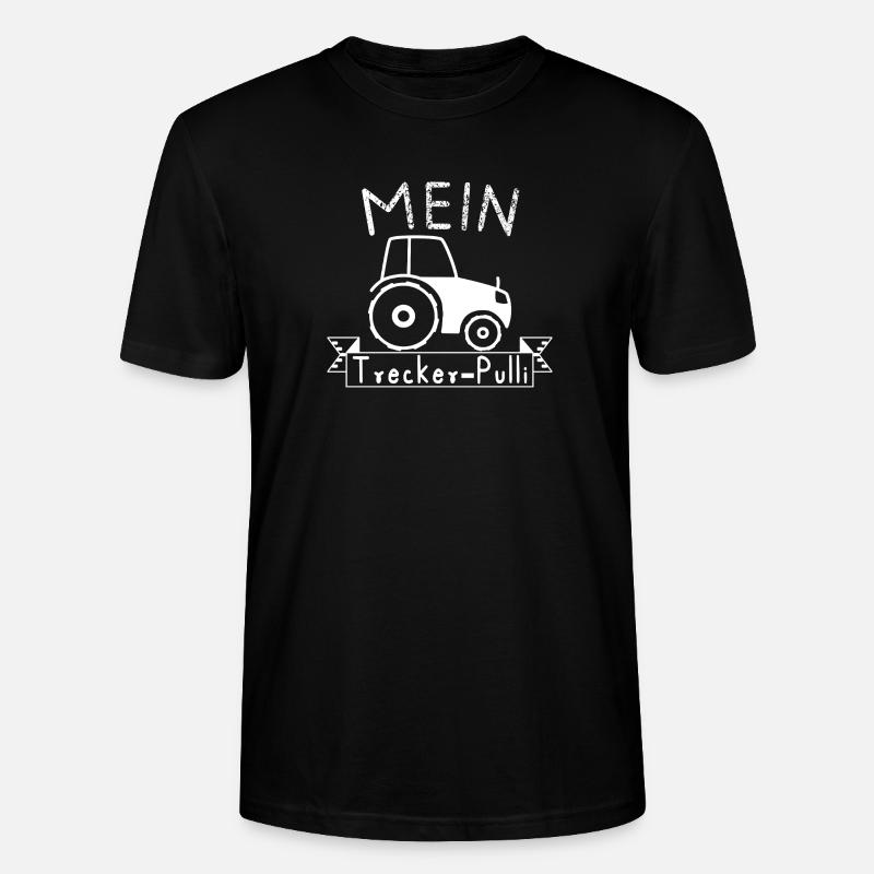 Mein Treckerpulli Traktor - Stanley/Stella Unisex Bio-T-Shirt CRAFTER - Schwarz