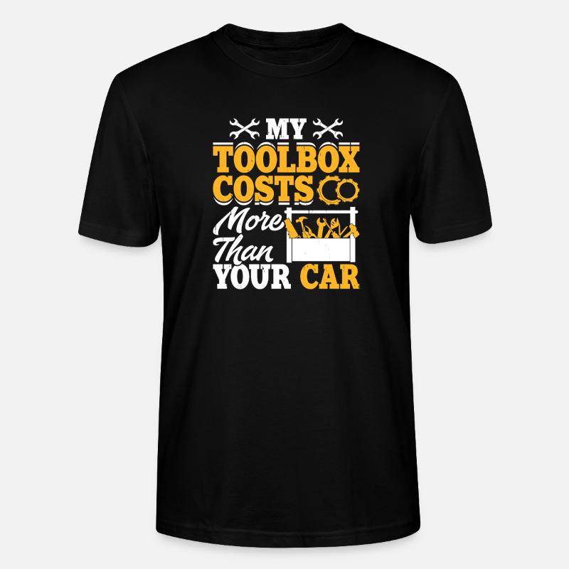 Mechanic Mechatronics Technician Screwdriver Gift - Stanley/Stella CRAFTER Unisex Organic T-Shirt - black