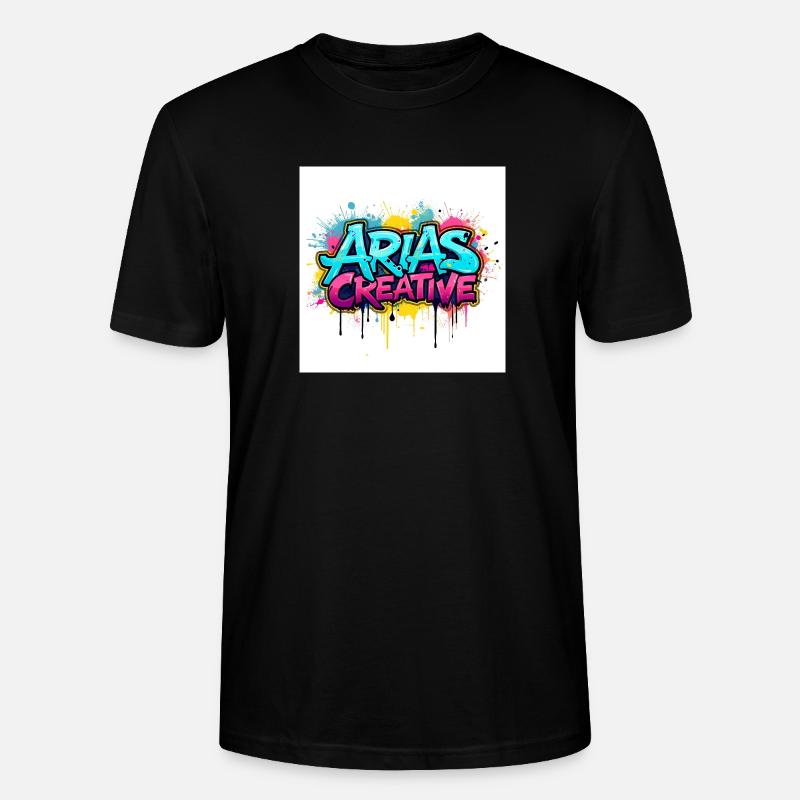 Aris Creative Graffiti Logo - Stanley/Stella CRAFTER Unisex Organic T-Shirt - black