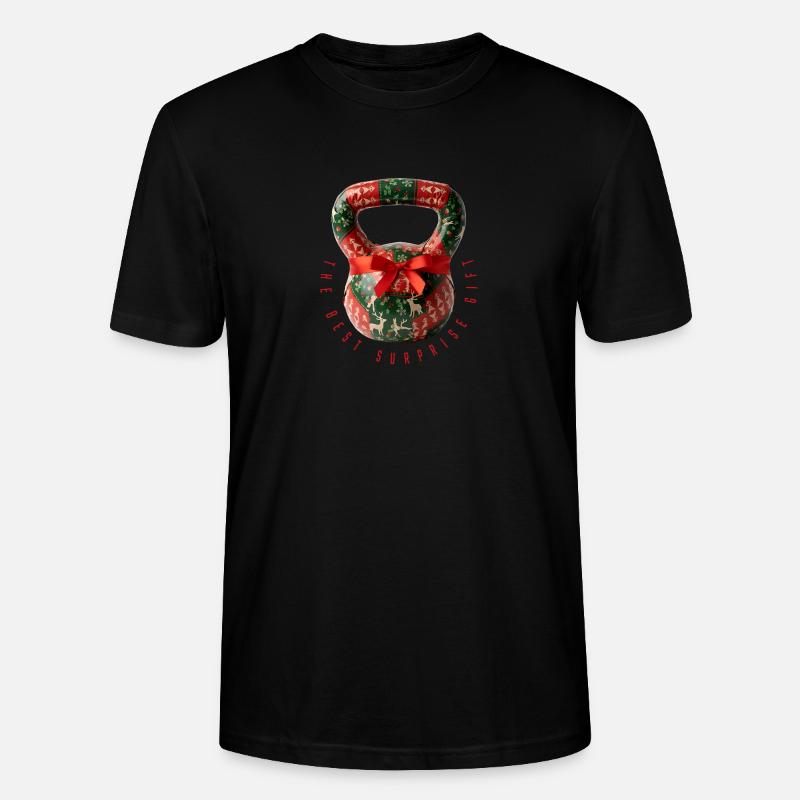 Kettlebell – Das beste Überraschungsgeschenk - Stanley/Stella Unisex Bio-T-Shirt CRAFTER - Schwarz