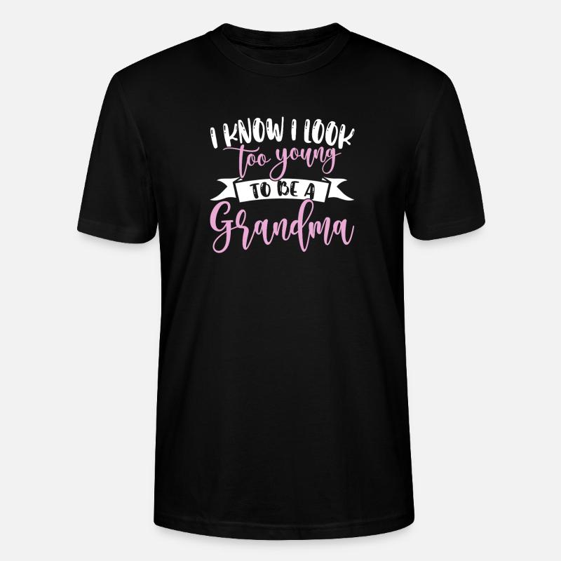 Oma Mama Geschenk Weihnachtsgeschenke Großmutter  - Stanley/Stella Unisex Bio-T-Shirt CRAFTER - Schwarz