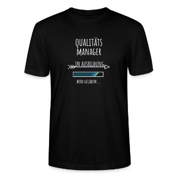 Qualité Management Etudes Métier Responsable Qualité - T-shirt bio CRAFTER Stanley Stella Unisexe - noir - Devant - Alina (178cm) & Michal (187cm)
