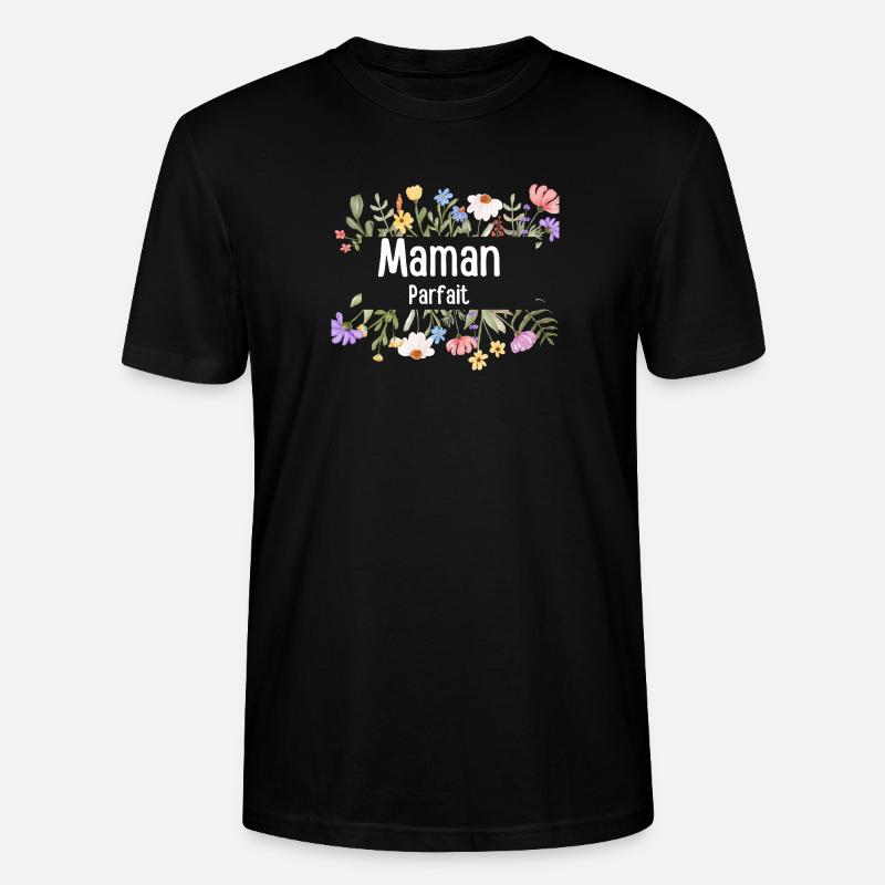 Perfekte Blumenmutter - Stanley/Stella Unisex Bio-T-Shirt CRAFTER - Schwarz