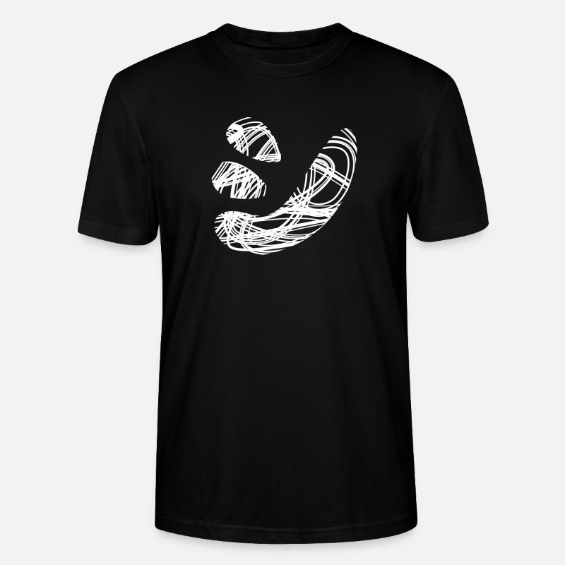 Japanischer Text 'シ' (shi) Muster - Stanley/Stella Unisex Bio-T-Shirt CRAFTER - Schwarz