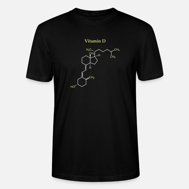 Structure Vitamine D - T-shirt bio CRAFTER Stanley Stella Unisexe - noir