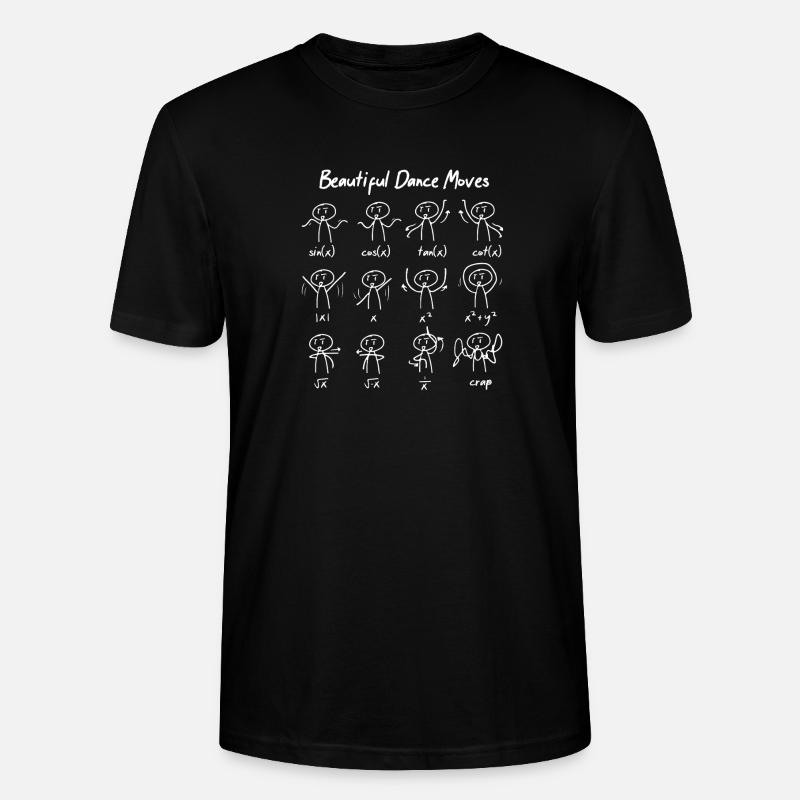 Lustiges Mathematik Sprüche Mathelehrer Lehrer - Stanley/Stella Unisex Bio-T-Shirt CRAFTER - Schwarz
